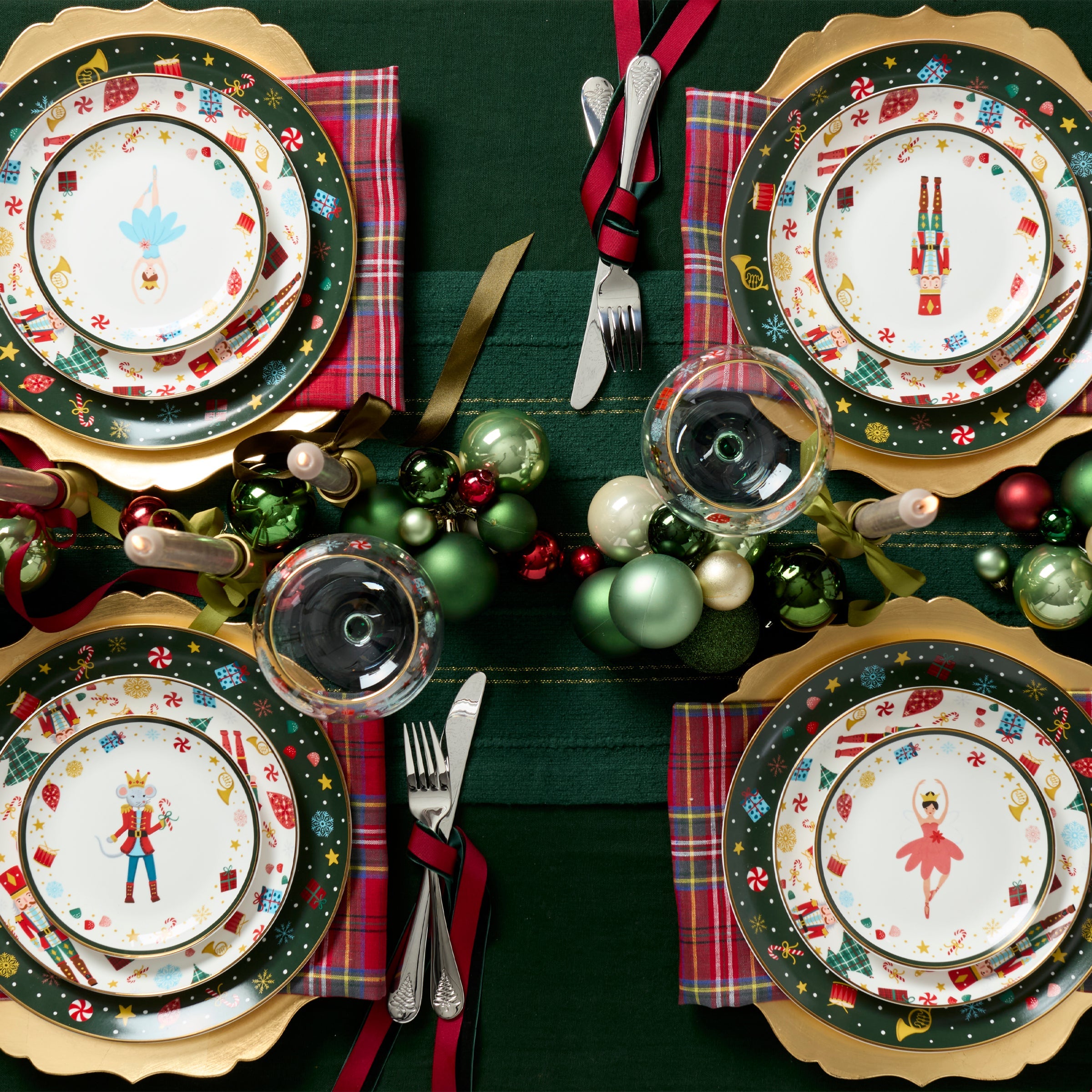 Nutcracker Ballet 12-Piece Dinnerware Set - Image 4