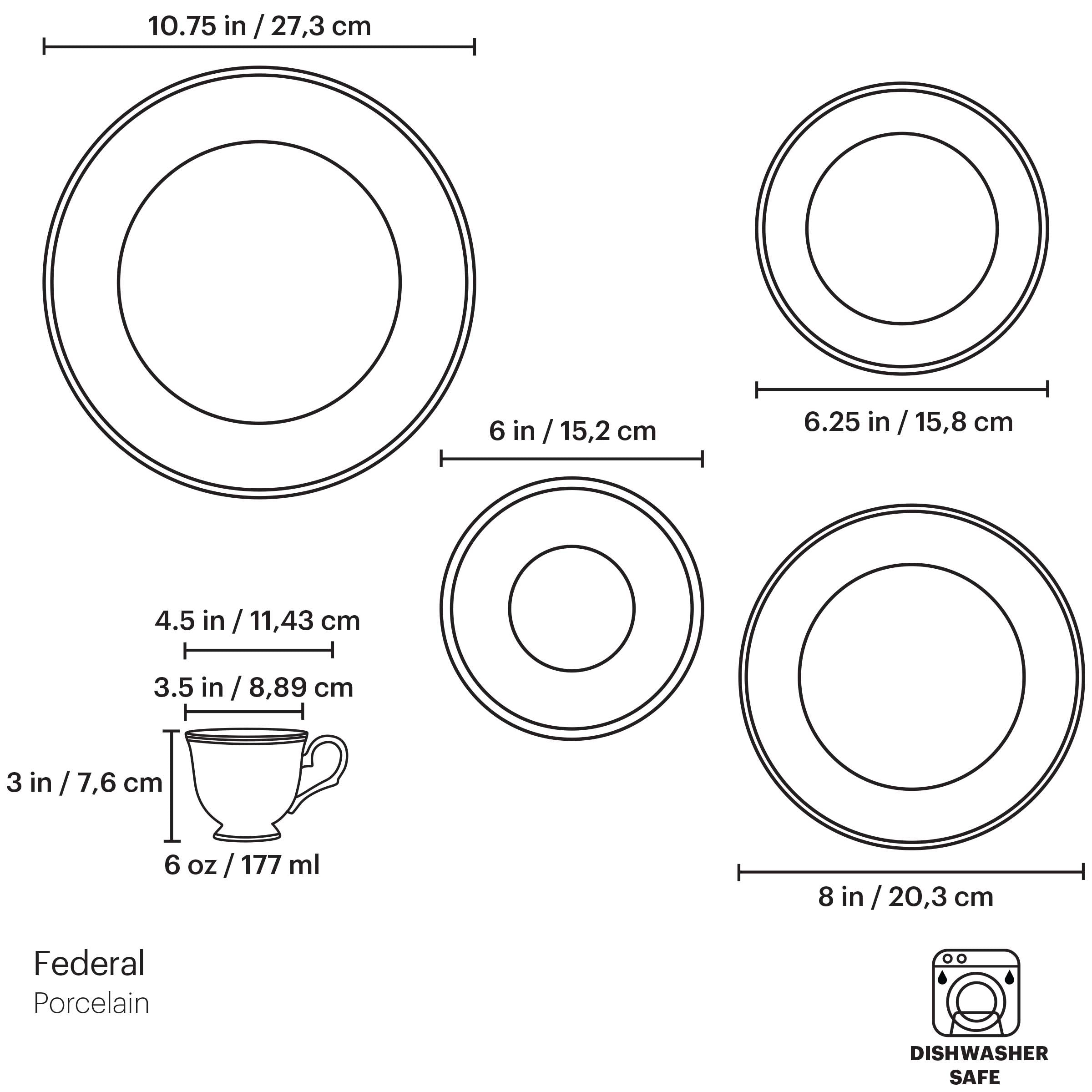 Federal Gold 5-Piece Place Setting - Image 6