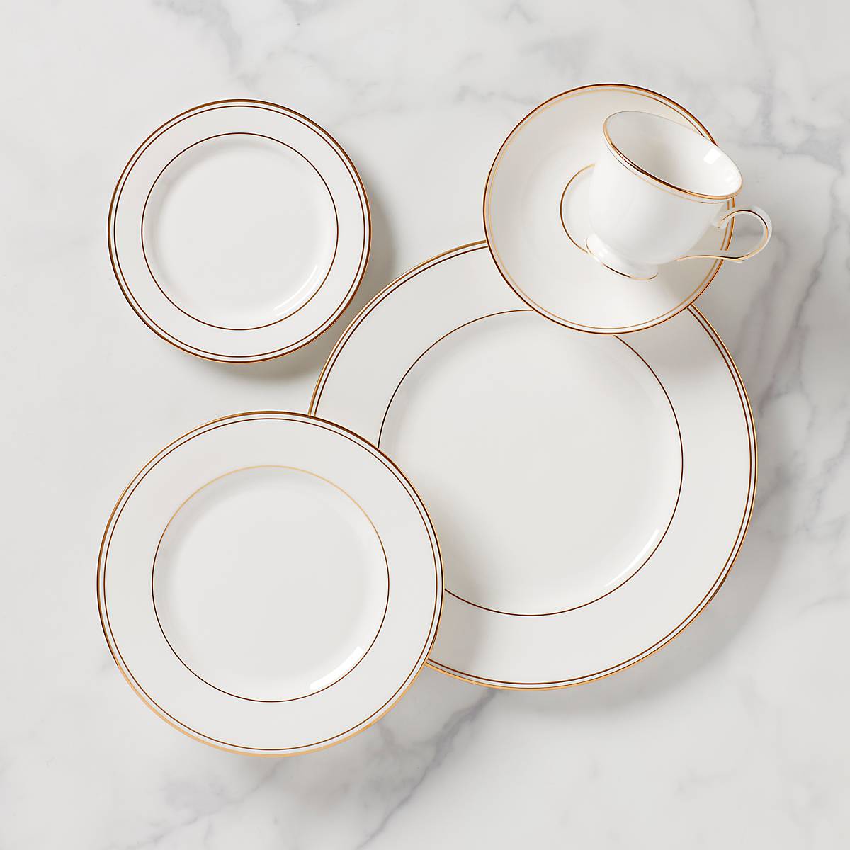 Federal Gold 5-Piece Place Setting