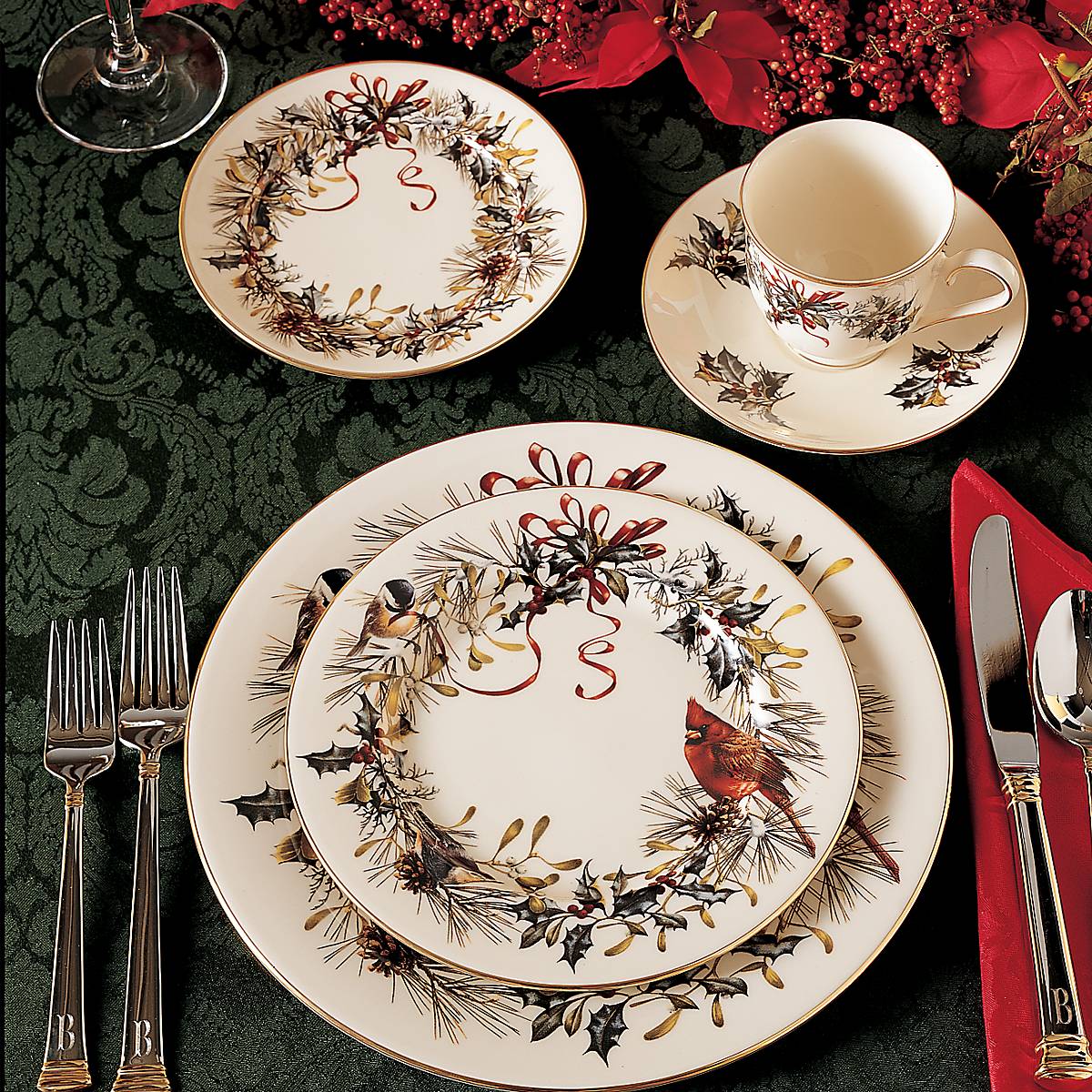 Winter Greetings 5-Piece Place Setting - Image 7