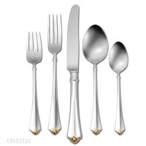 Golden Juilliard 5 Piece Place Setting