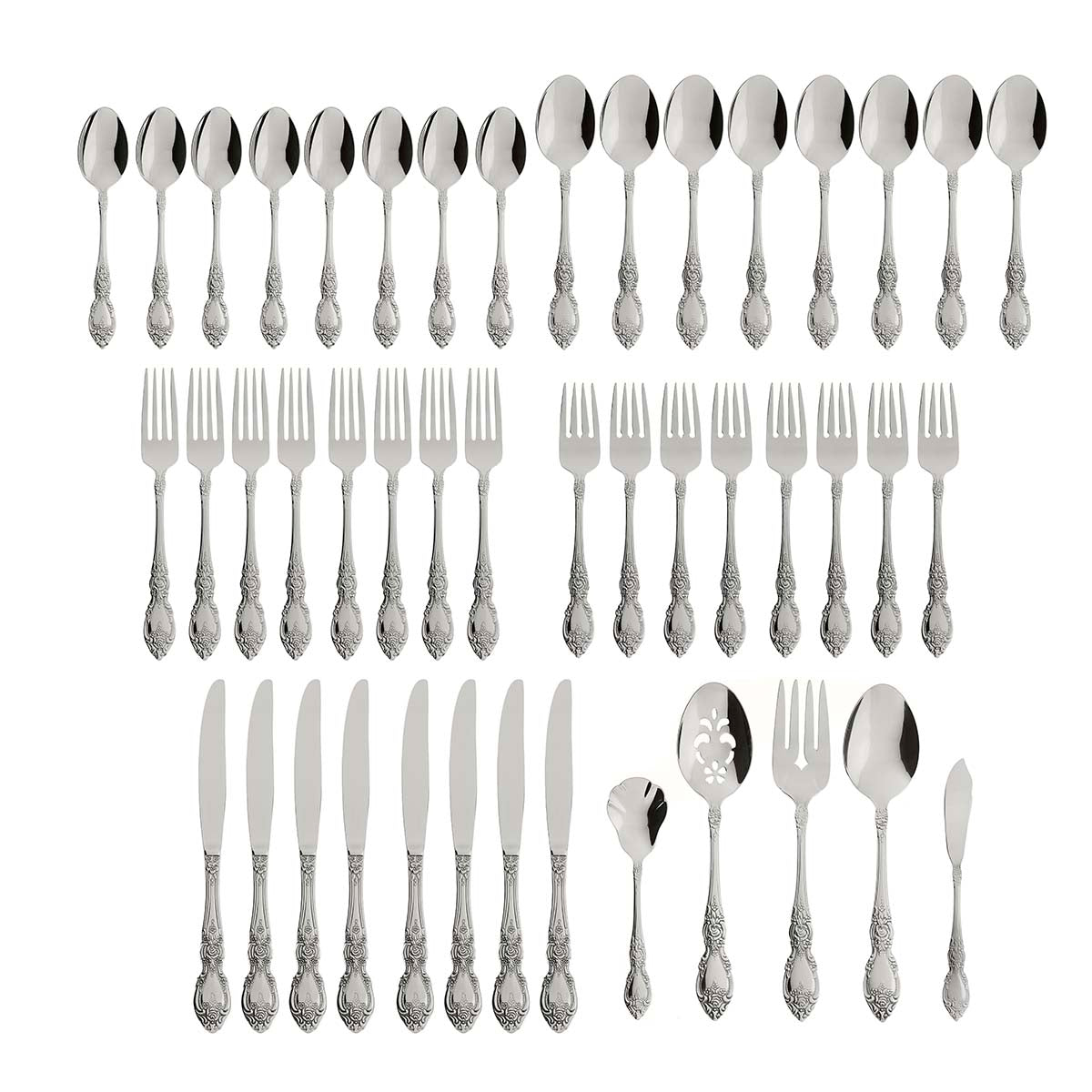 Wordsworth 45 Piece Flatware Set - Image 3