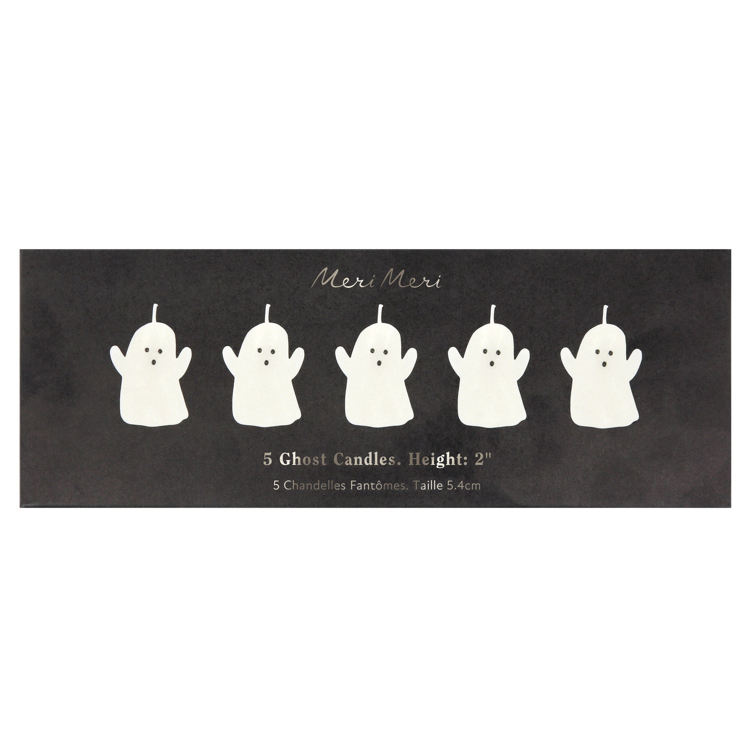 Mini Ghost Candles. Set of 5 - Image 3