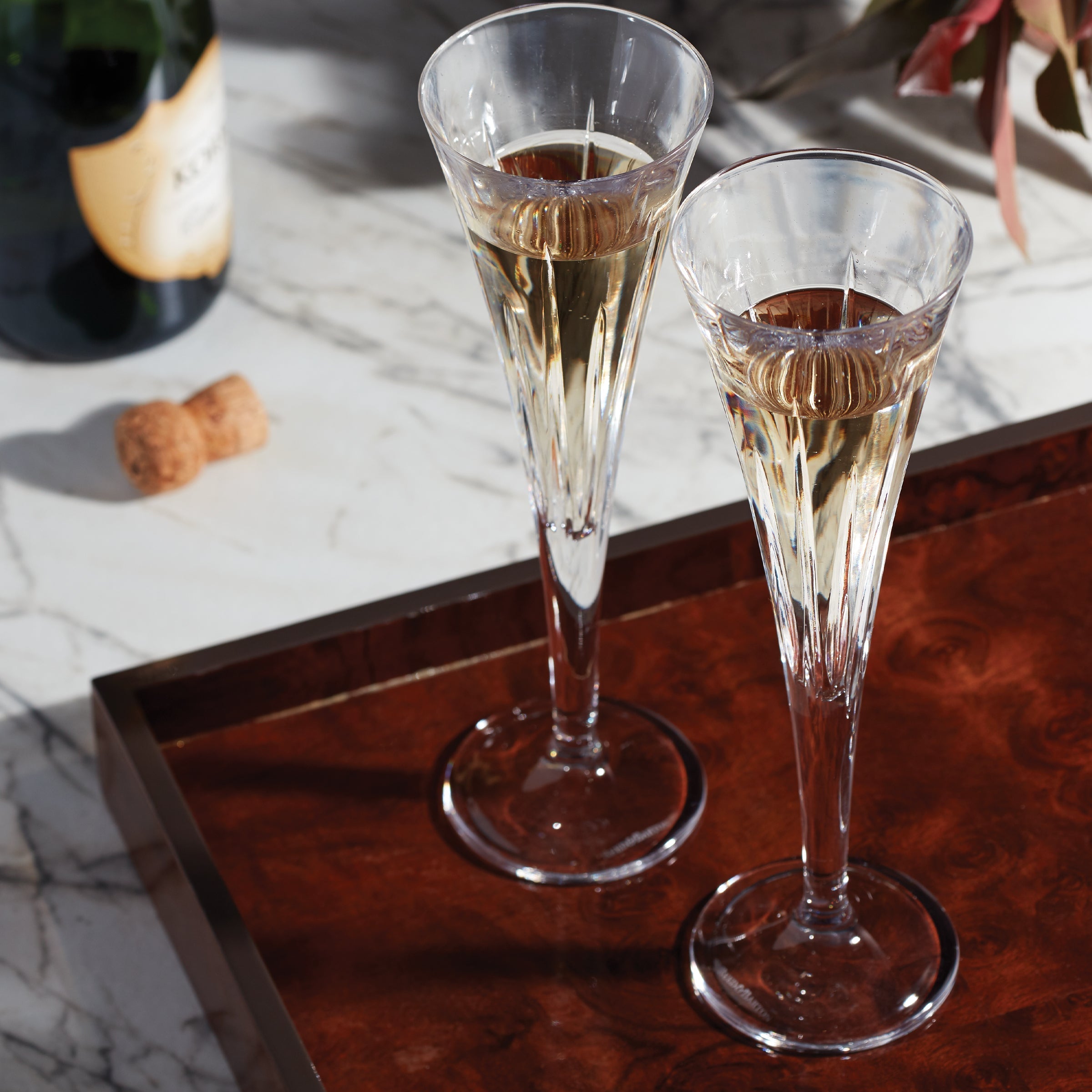 Soho Crystal Toasting Flutes. Set of 2 - Image 2