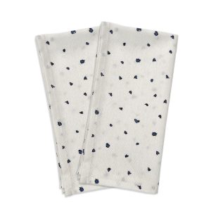 Blue Bay Dot Dinner Napkin - Set Of 2