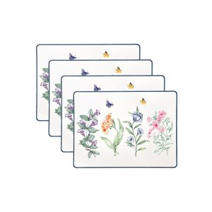 Butterfly Meadow Corkback Placemats - Set Of 4