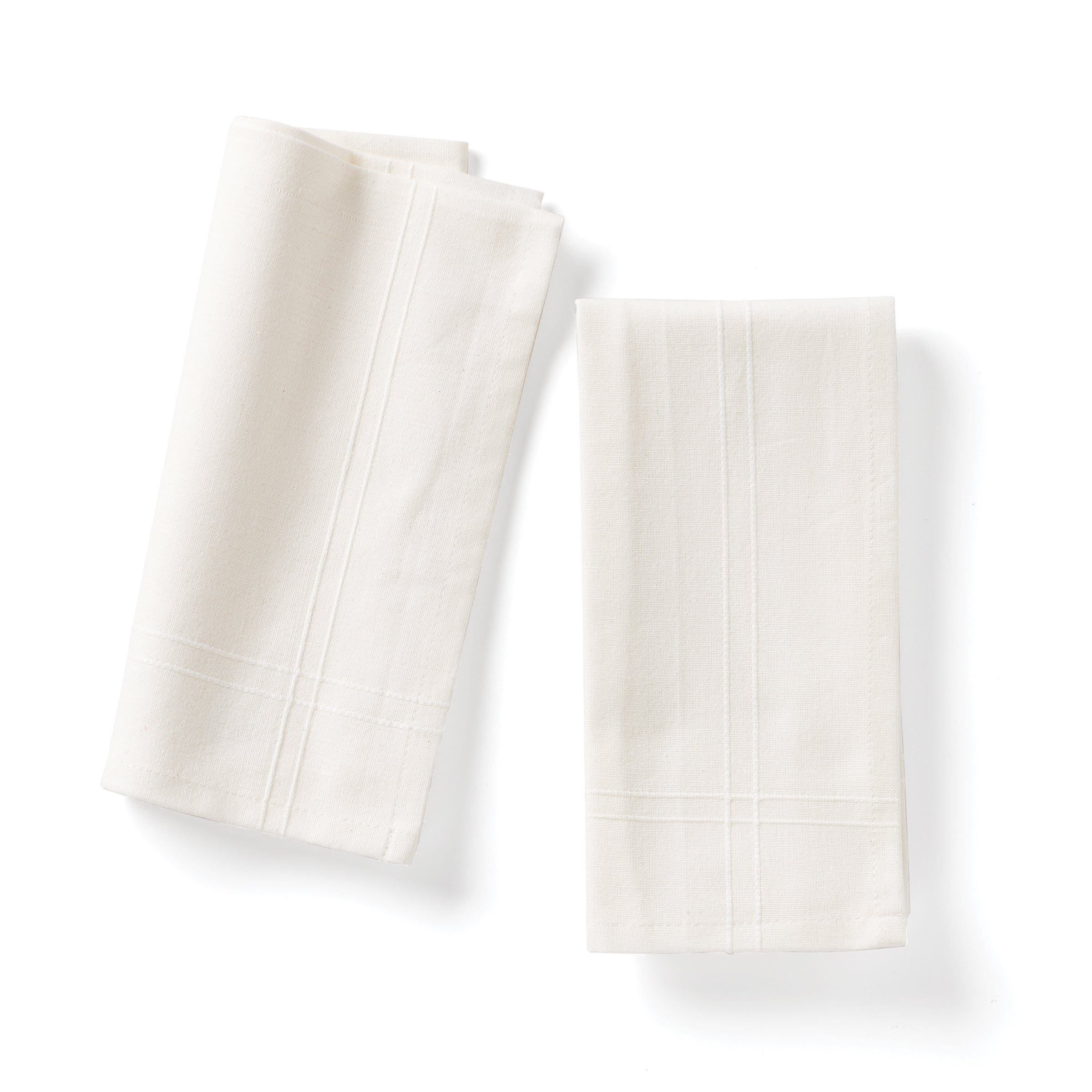 Essentials Ivory Dinner Napkins - Set Of 2