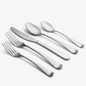 Rhiannon Satin 45 Piece Flatware Set
