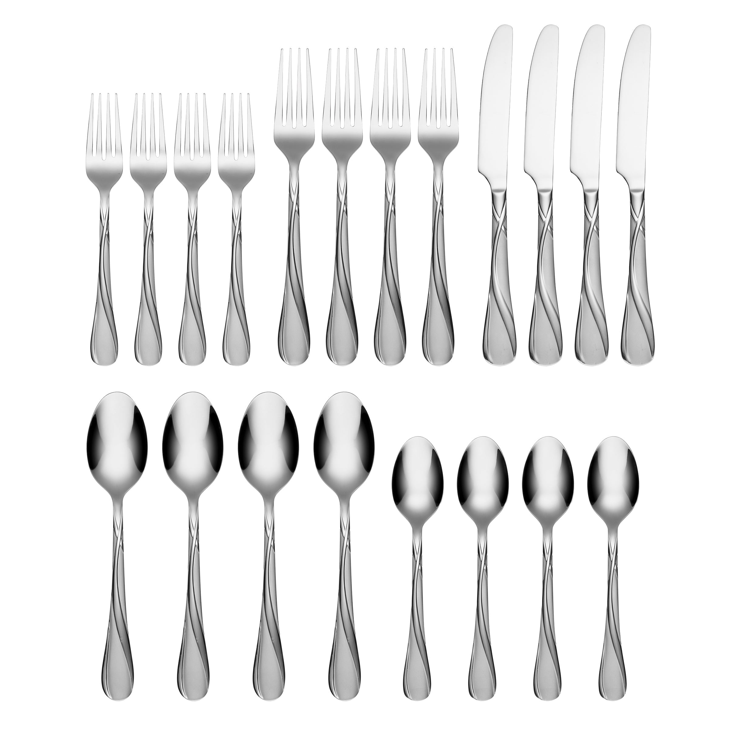 Rue Sand 20 Piece Flatware Set - Image 2