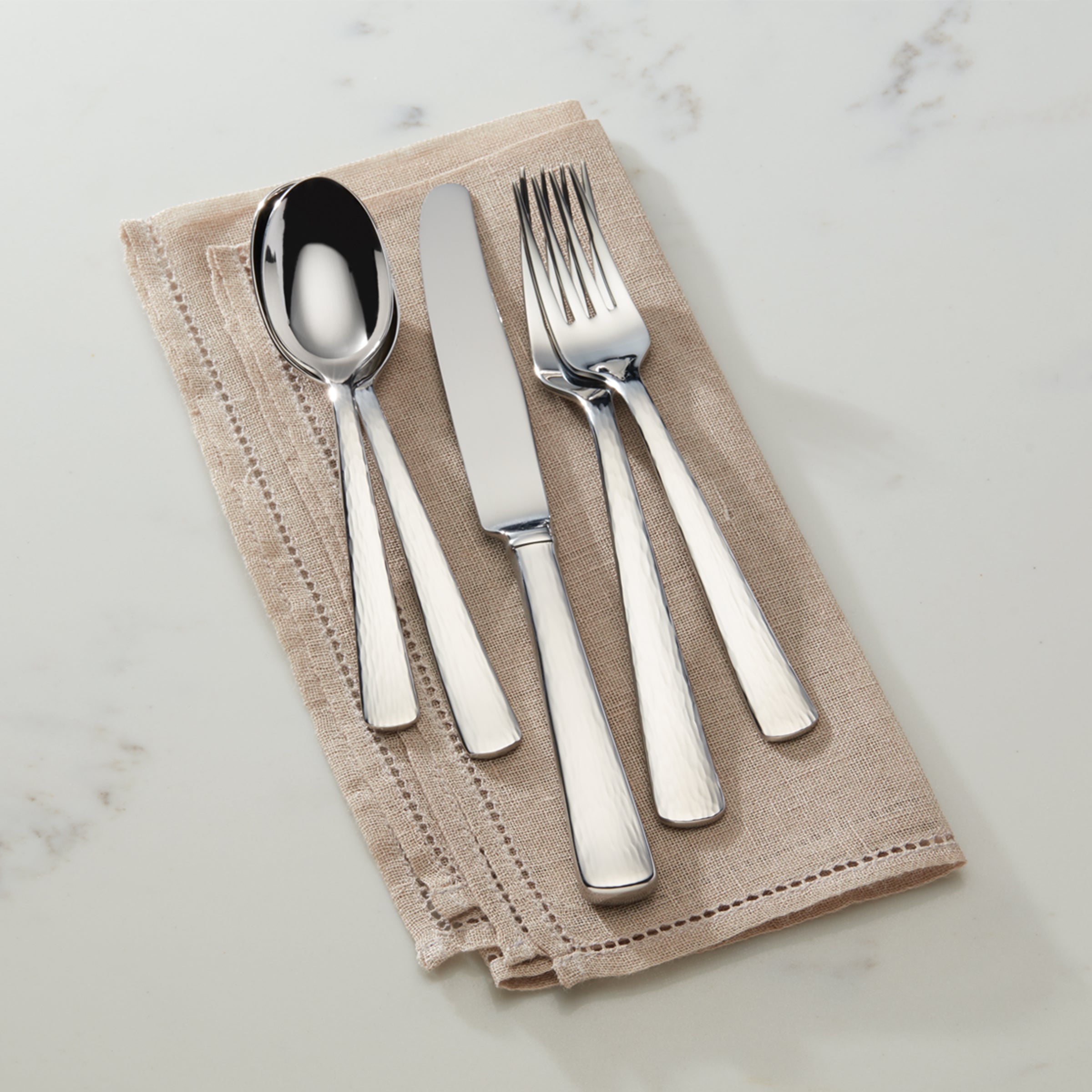 Silver Echo 5 Piece Place Setting - Image 2