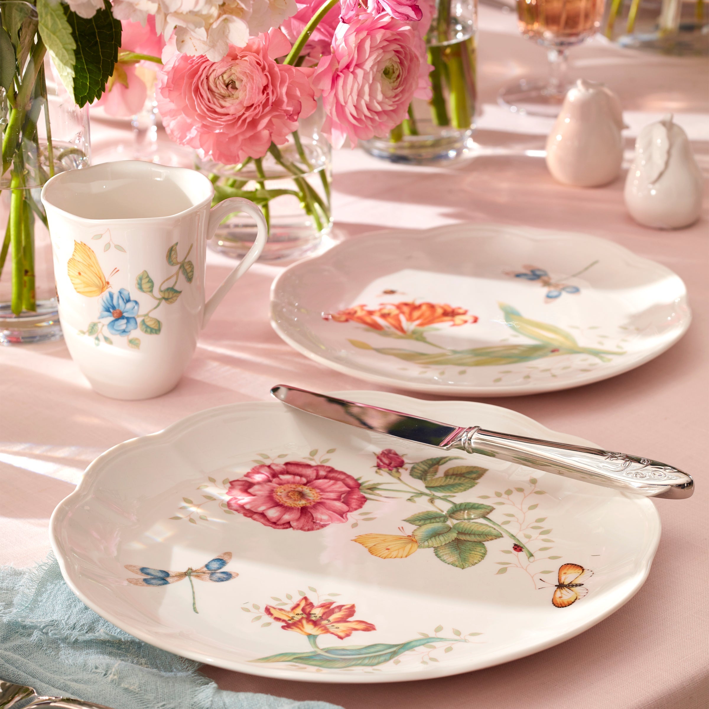 Butterfly Meadow Dragonfly Dinner Plate - Image 2