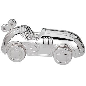 Race Car Silverplate Bank