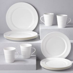 Tin Can Alley Four Degree 12-Piece Dinnerware Set