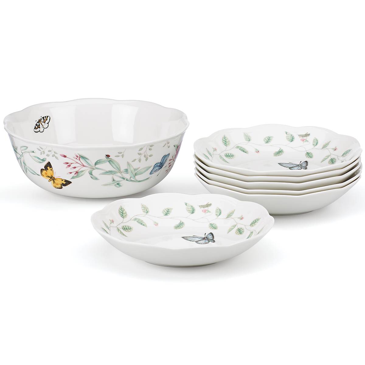 Butterfly Meadow 7-Piece Bowl Set - Image 4