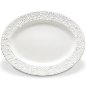 Opal Innocence Carved Oval Platter