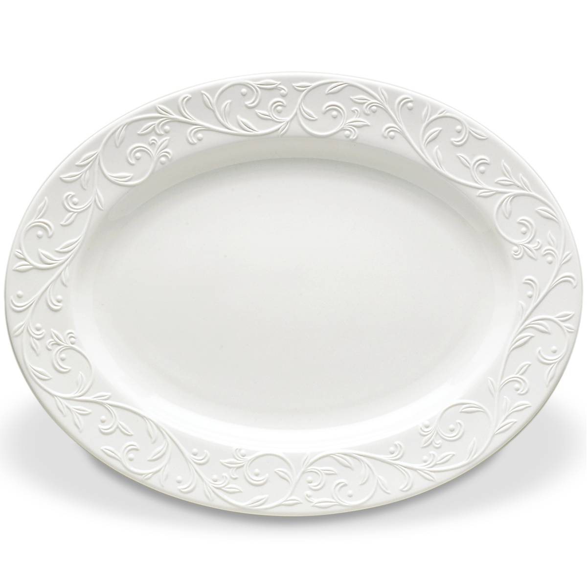 Opal Innocence Carved Oval Platter
