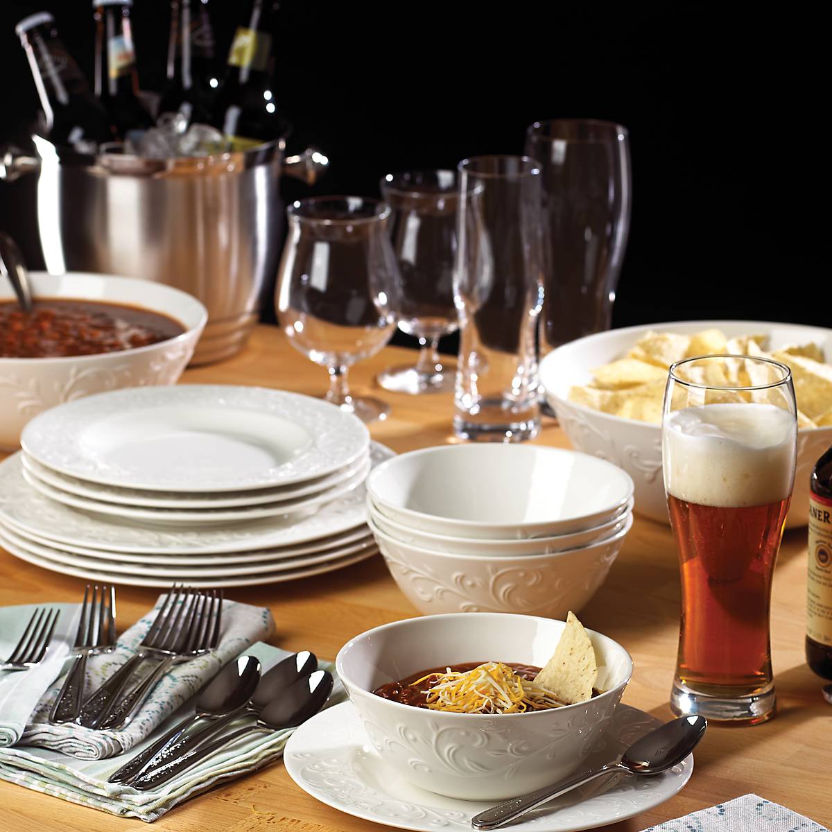 Opal Innocence Carved 4-Piece Place Setting - Image 5