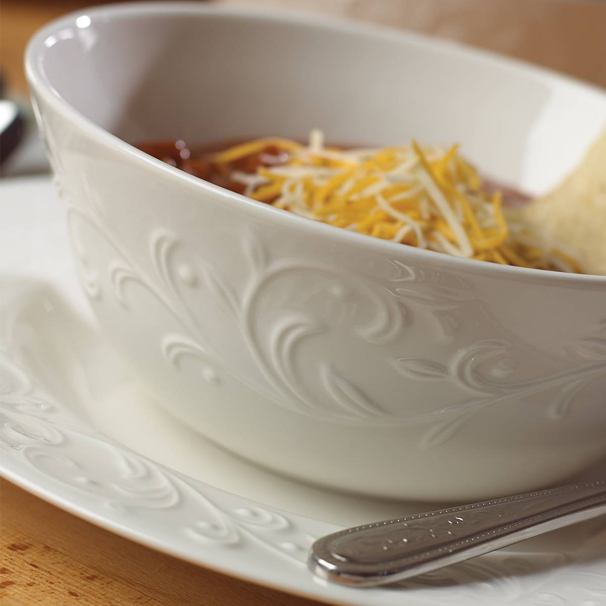 Opal Innocence Carved 4-Piece Place Setting - Image 6