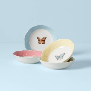 Butterfly Meadow Fruit Bowls - Set 4