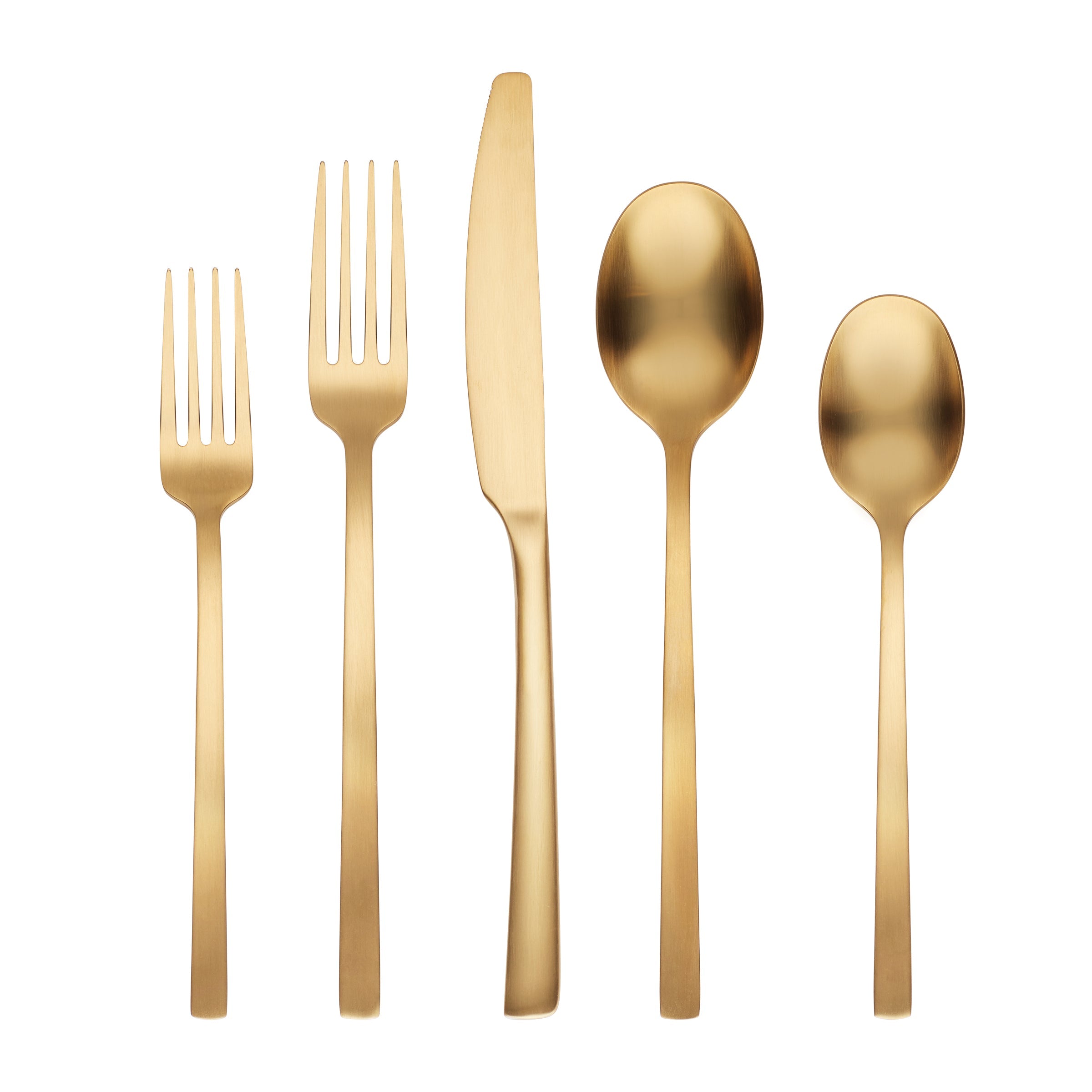 Beacon Gold Satin 20 Piece Flatware Set