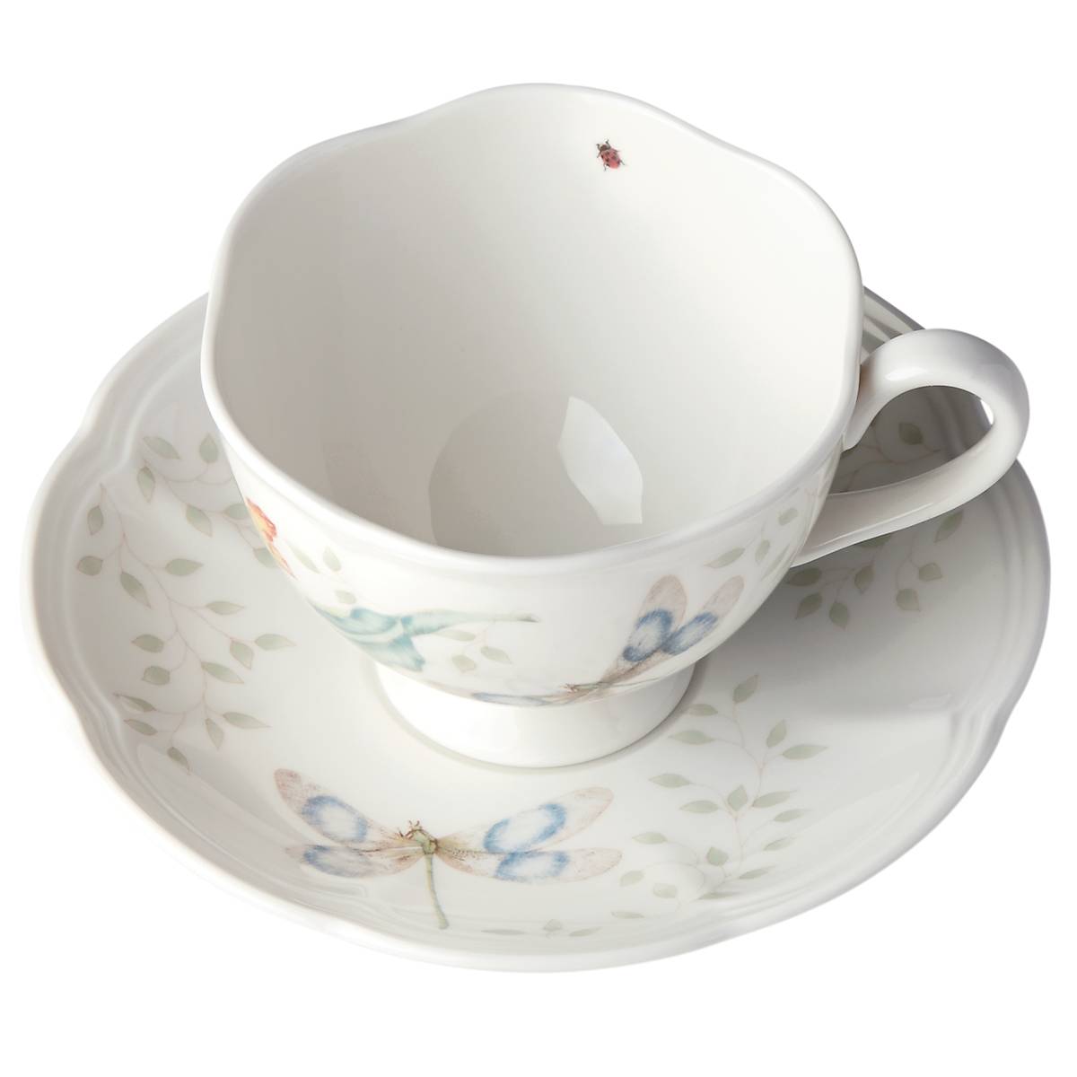 Butterfly Meadow Dragonfly Cup & Saucer - Image 3