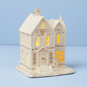 Mistletoe Park Lit Victorian House