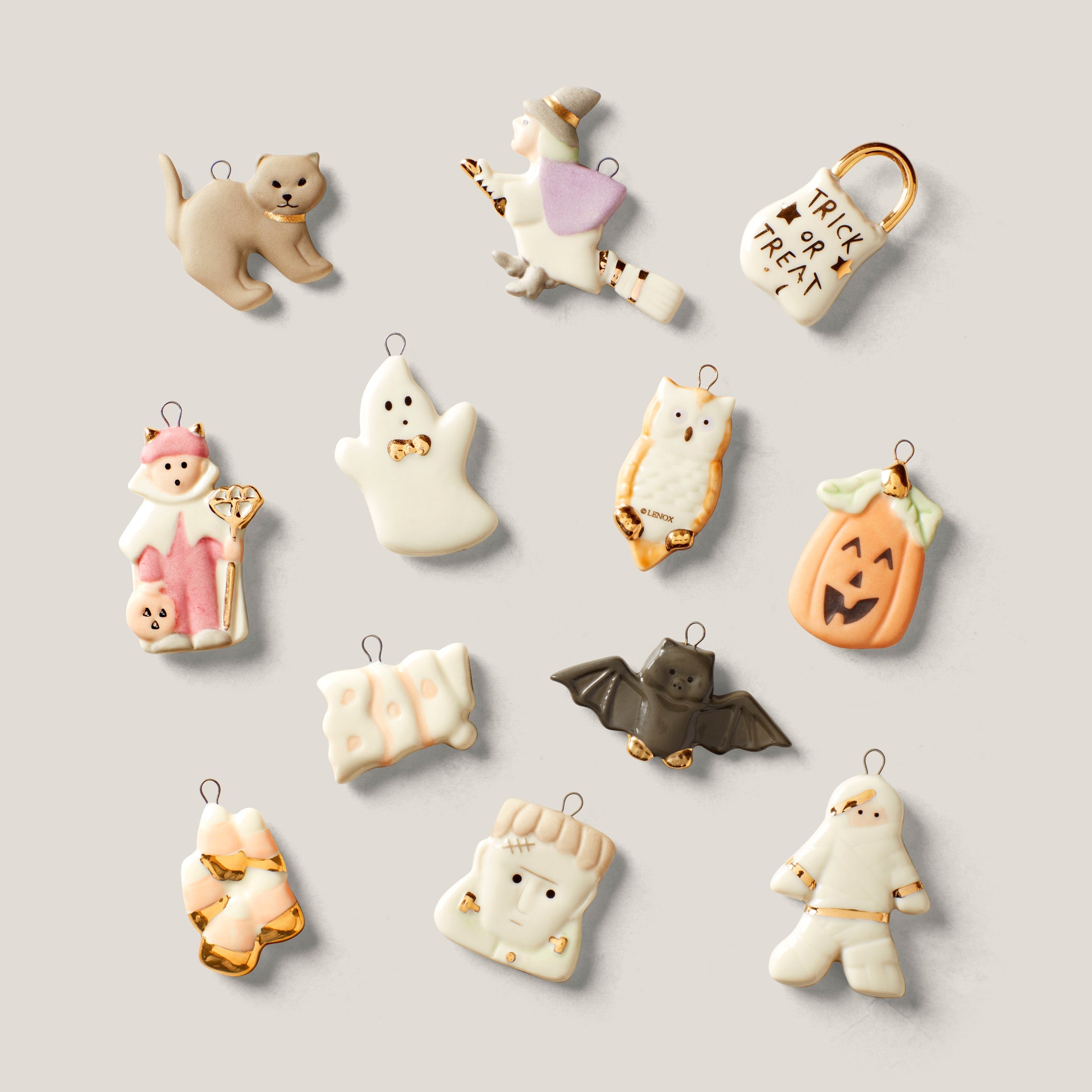 Trick or Treat 12-Piece Ornament Set
