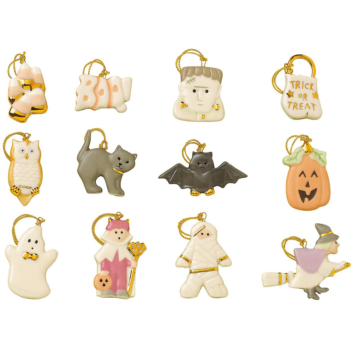 Trick or Treat 12-Piece Ornament Set - Image 4