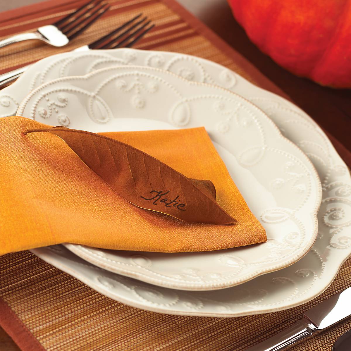 French Perle White 4-Piece Place Setting - Image 3