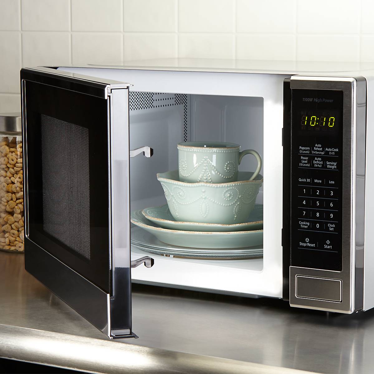 French Perle Blue 4-Piece Place Setting - Image 6