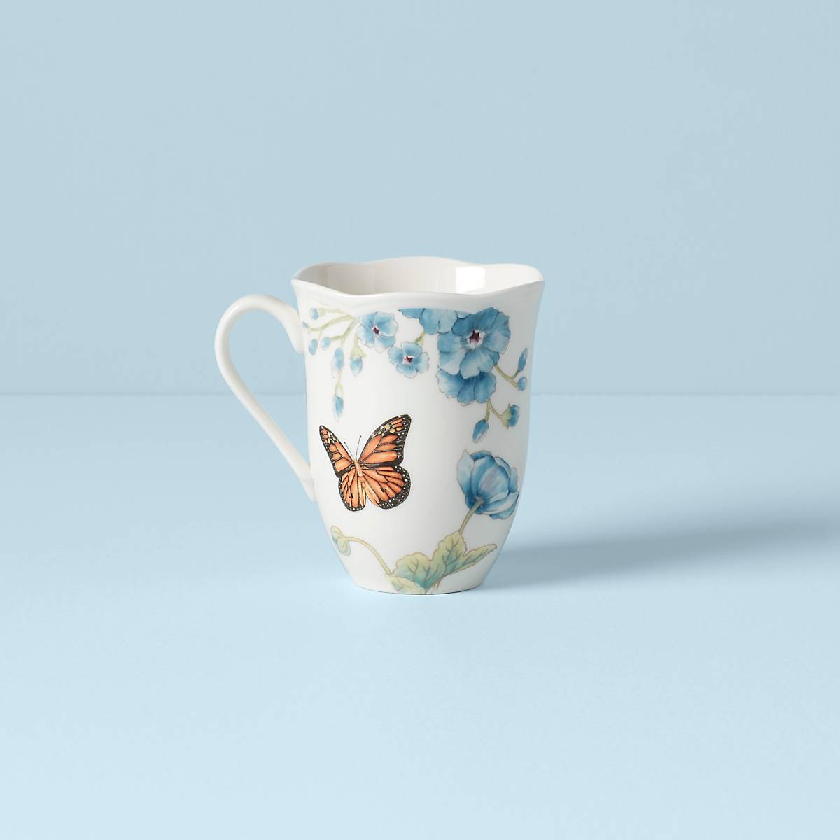 Butterfly Meadow Blue Mug - Image 2