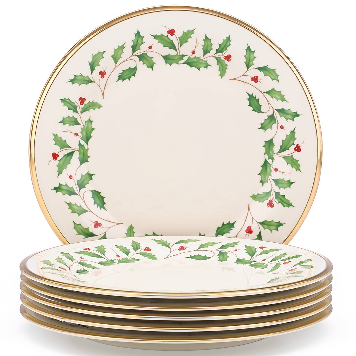 Holiday 6-Piece Dinner Plate Set - Image 8