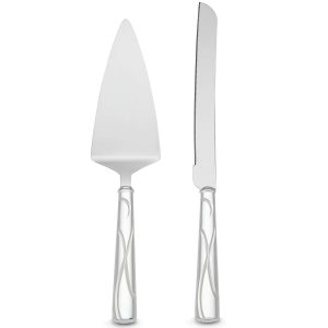 Adorn 2-Piece Cake Knife & Server Dessert Set