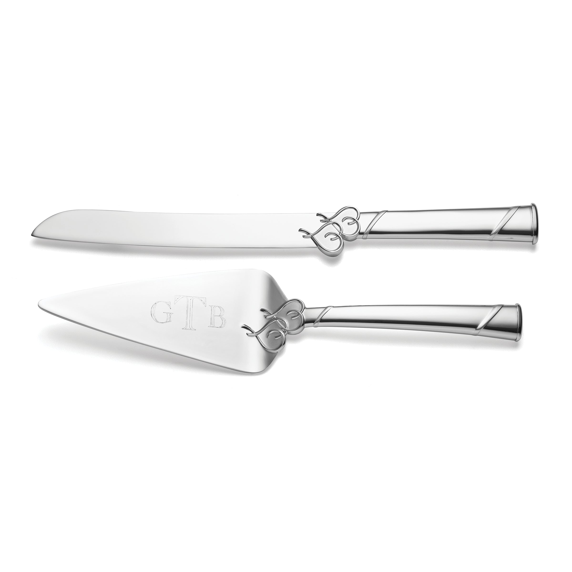 Personalized True Love 2-Piece Cake Knife & Server Set - Image 3