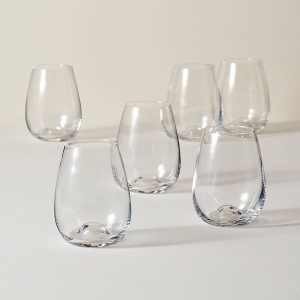 Tuscany Classics Stemless Wine Glasses - Set Of 6