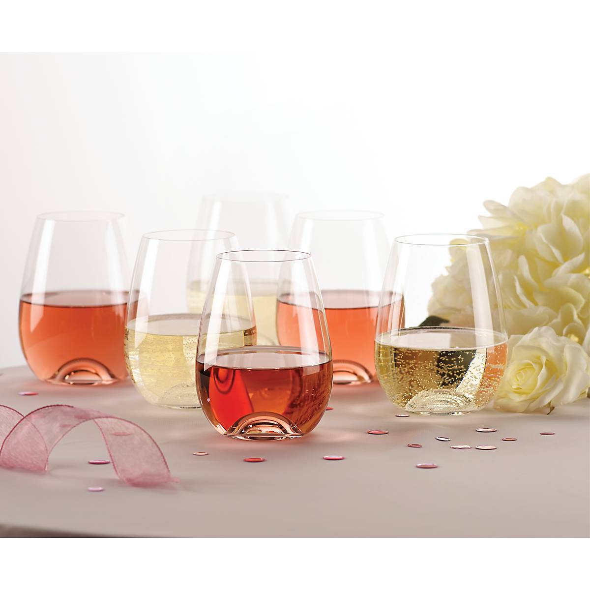 Tuscany Classics Stemless Wine Glasses - Set Of 6 - Image 7