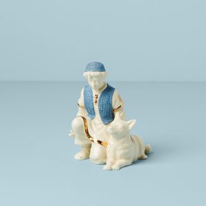 First Blessing Nativity Shepherd & Dog Figurine