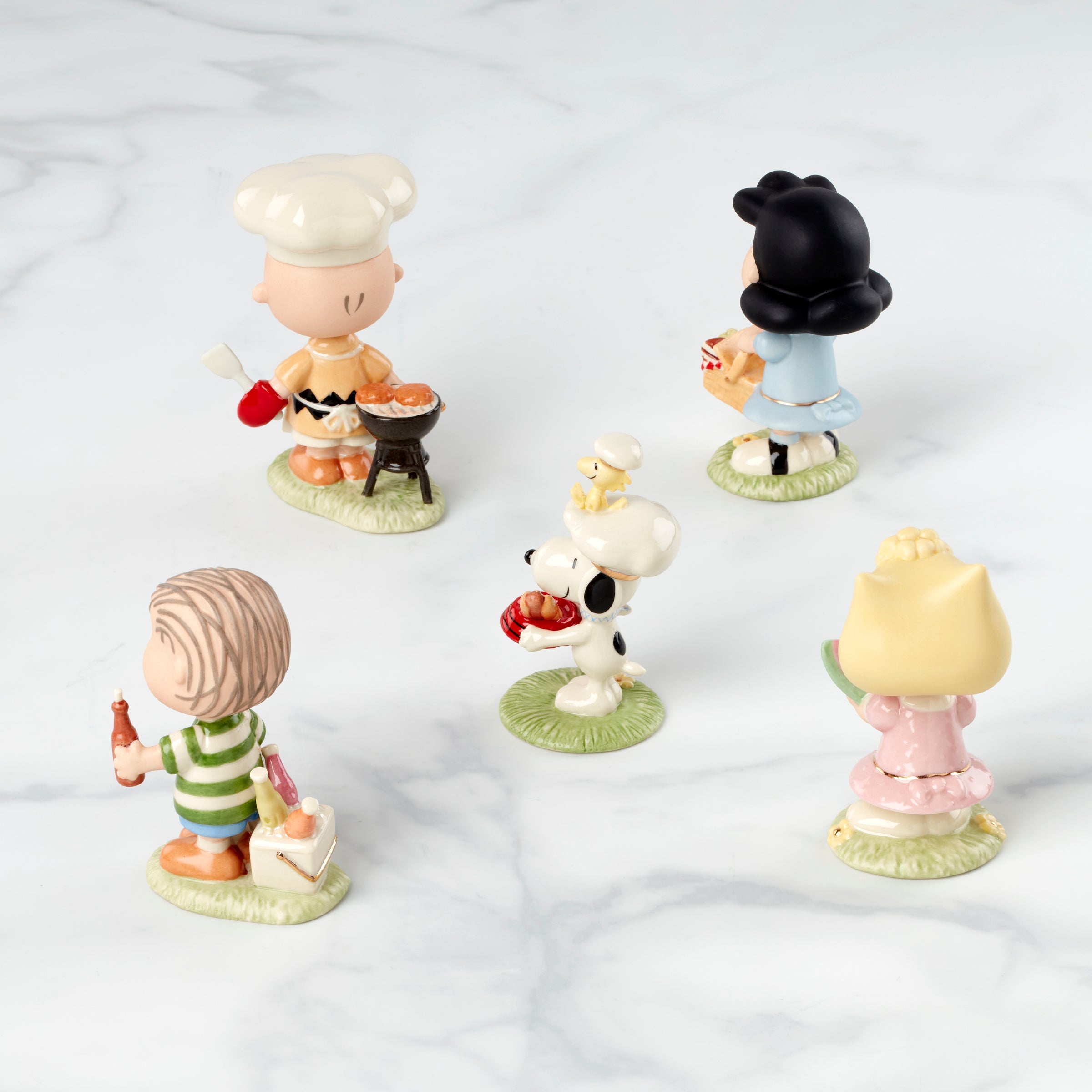 Peanuts Barbecue 5-Piece Figurine Set - Image 2