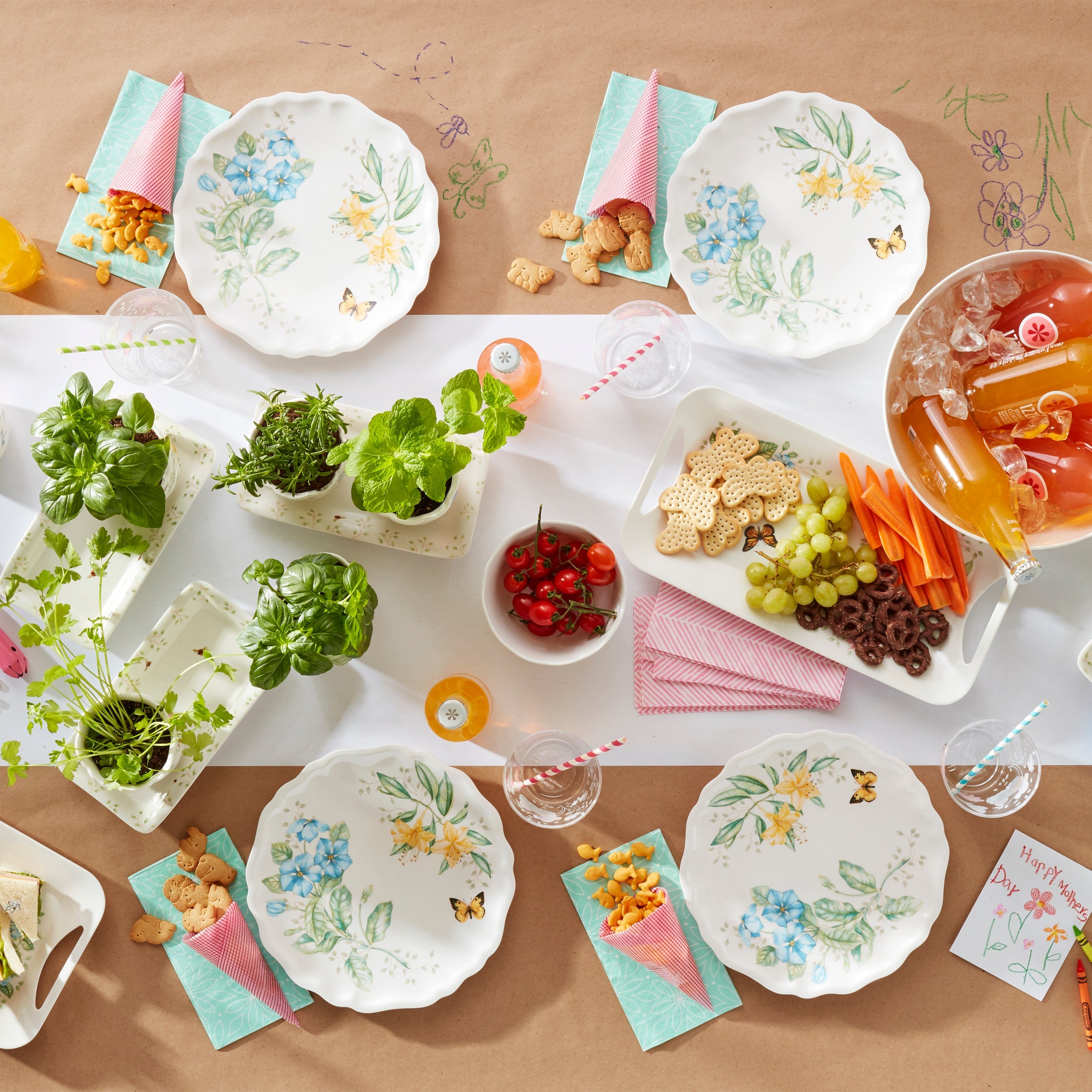 Butterfly Meadow Melamine Hors d'Oeuvres Tray - Image 2