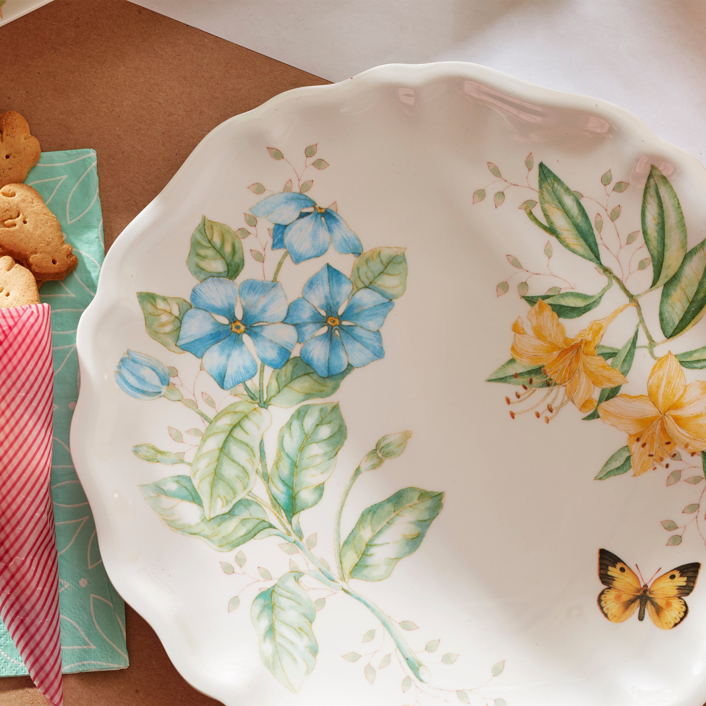 Butterfly Meadow Melamine Dinner Plates - Set of 4 - Image 6