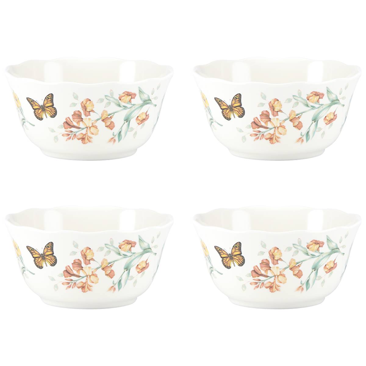 Butterfly Meadow Melamine All-Purpose Bowls - Set of 4 - Image 3
