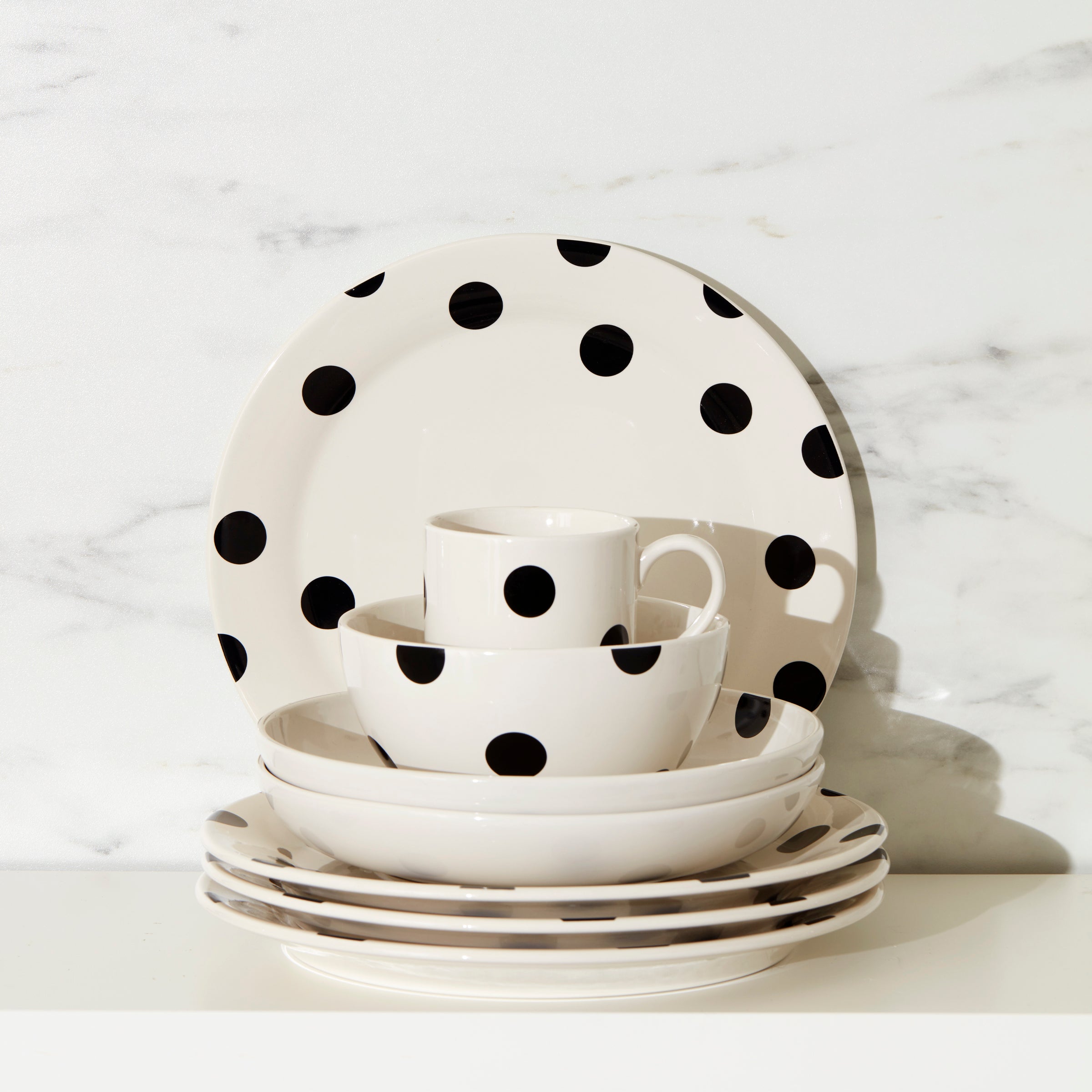 Deco Dot Pasta Bowl - Image 2