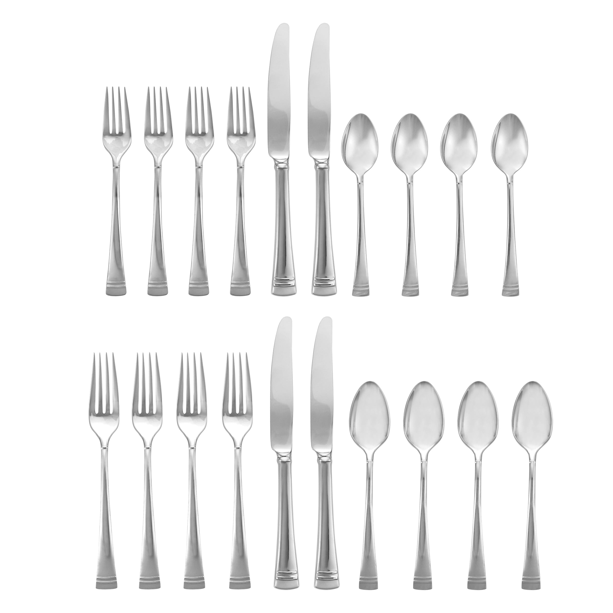 Federal Platinum 20 Piece Flatware Set - Image 3