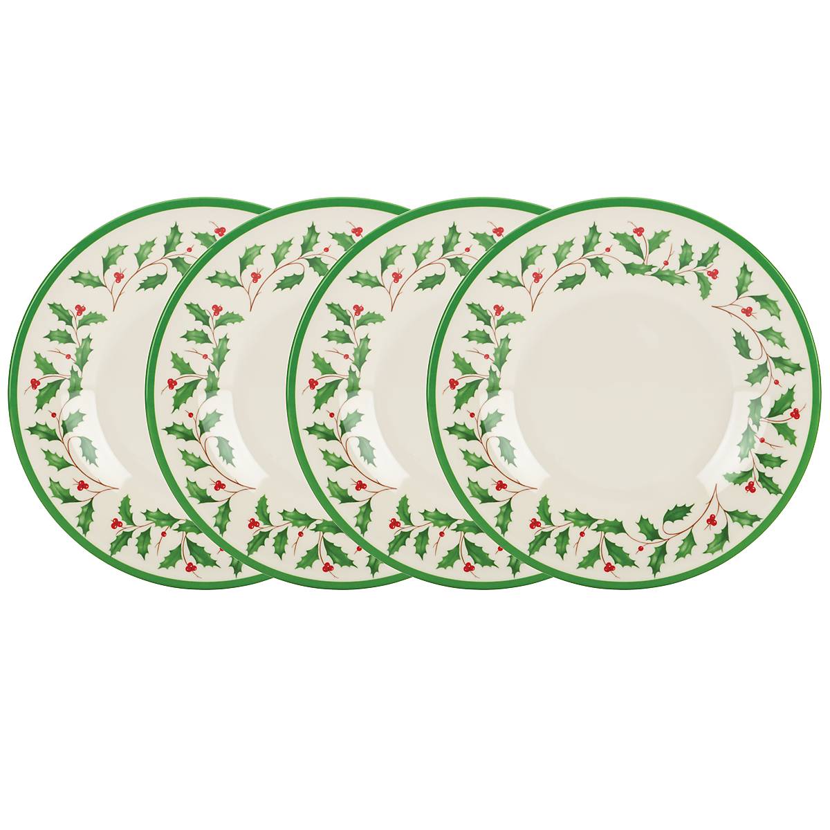 Holiday Melamine Accent Plates - Set of 4 - Image 2