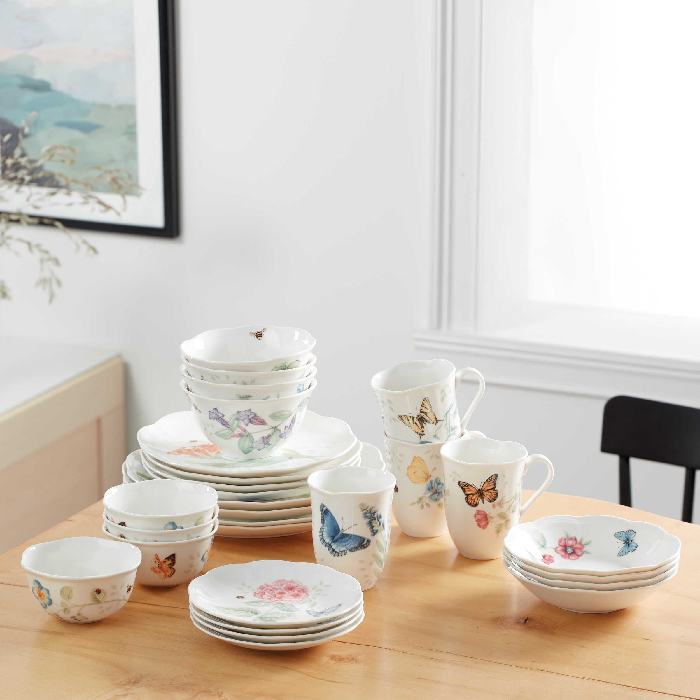 Butterfly Meadow 28-Piece Dinnerware Set - Image 12
