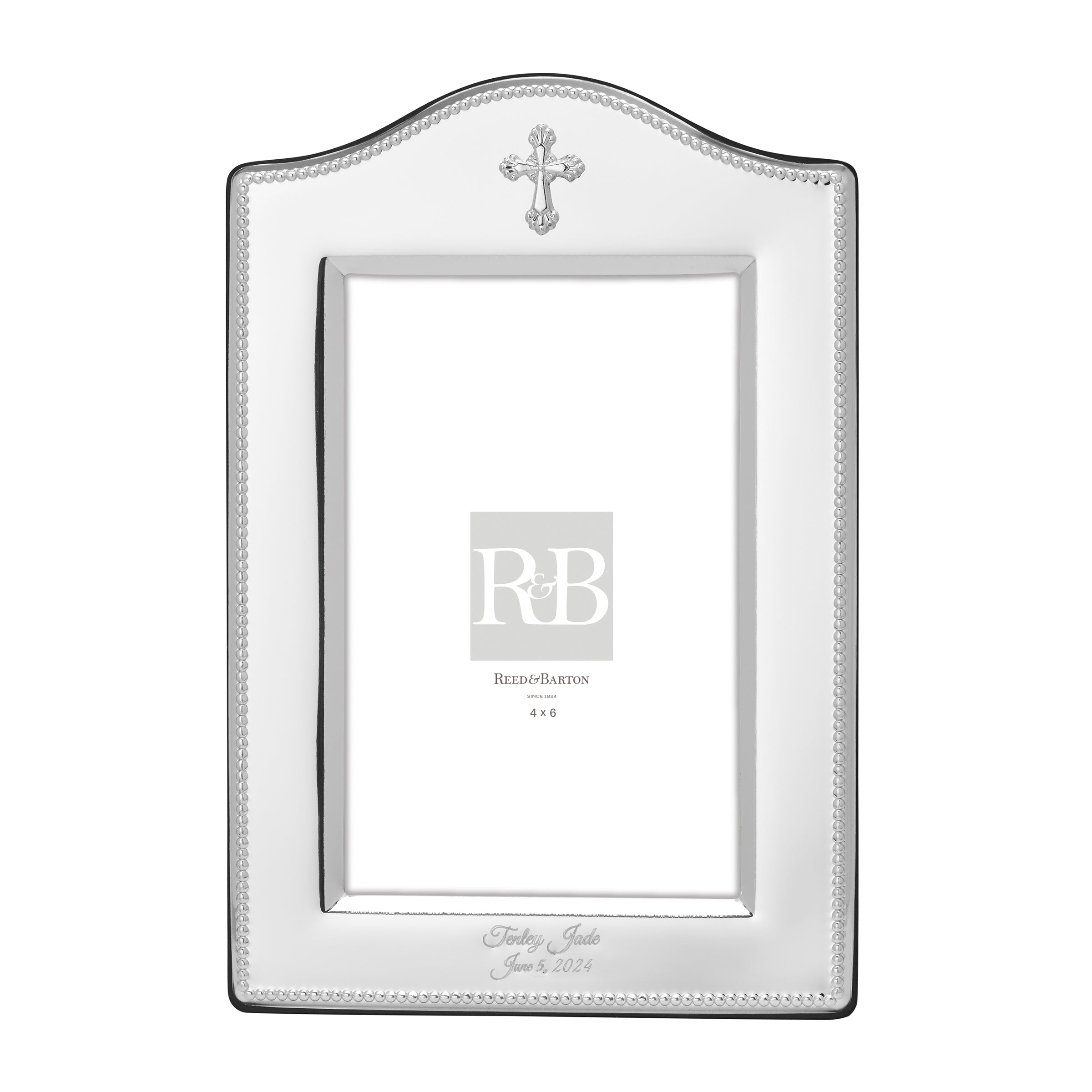 Personalized Abbey Cross 4 x 6 Frame - Image 3