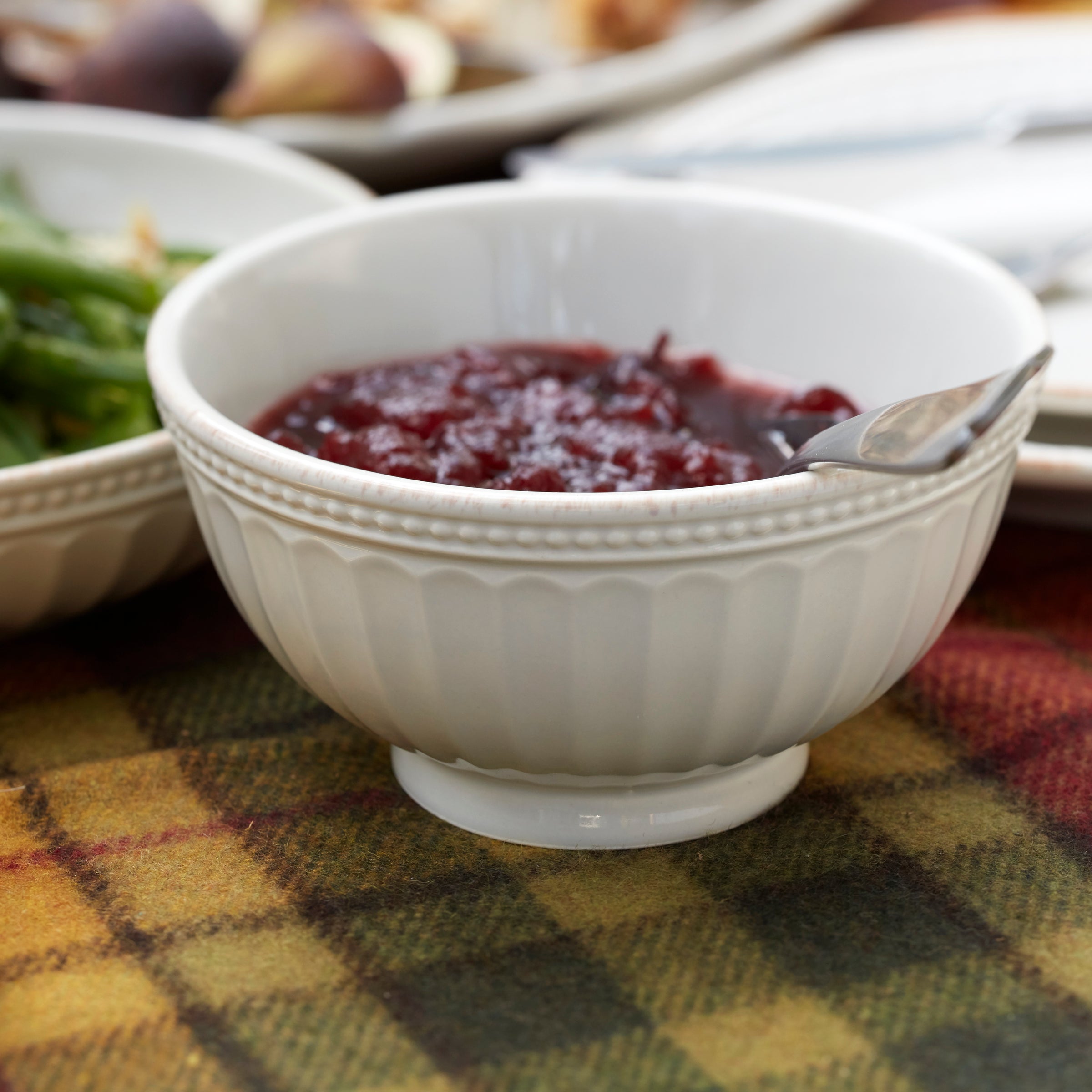 French Perle Groove 12-Piece Place Setting - Image 9