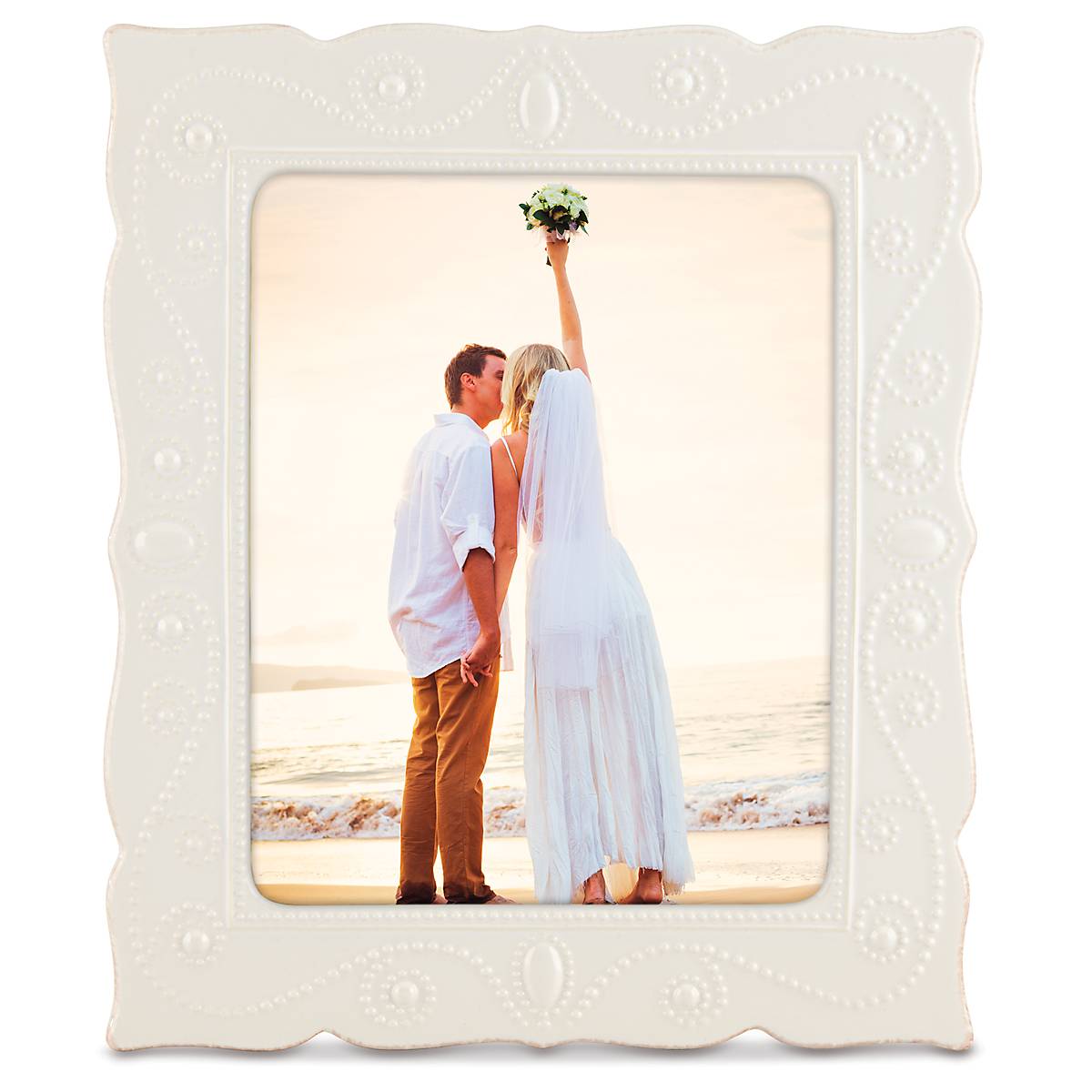 French Perle White 8 x 10 Frame