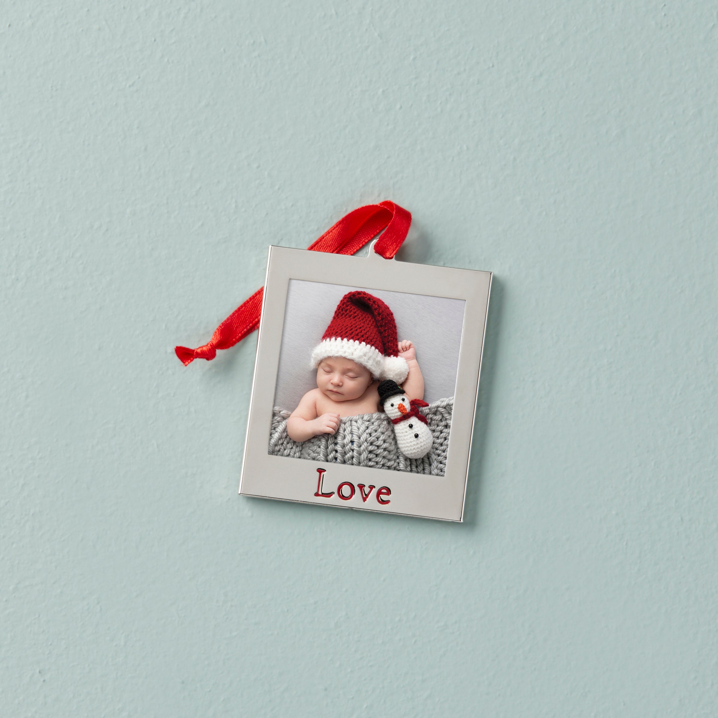 Love Frame Charm Ornament