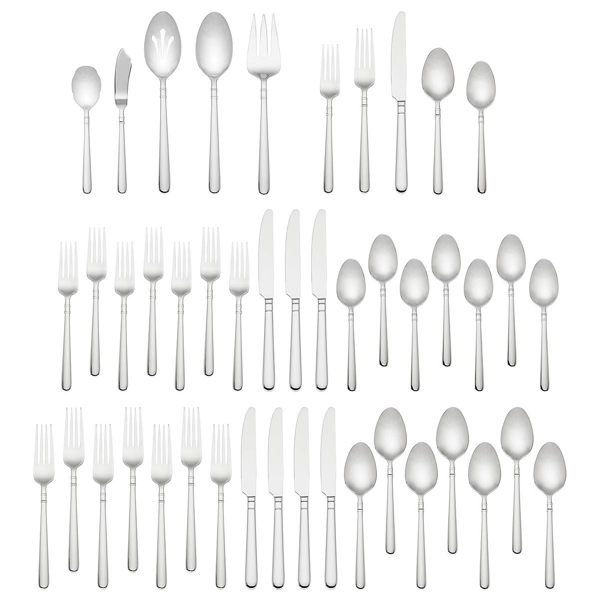Carlton Street 45 Piece Flatware Set